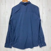 【Men's S ネイビー系】 Jackwolfskin ( ジャックウルフスキン ) QMC ライト シャツ QMC Light Shirt ナイロン ウェア トップス インナー シャツ ロングスリーブシャツ 化繊 z00060300  化繊 ロングスリーブシャツ