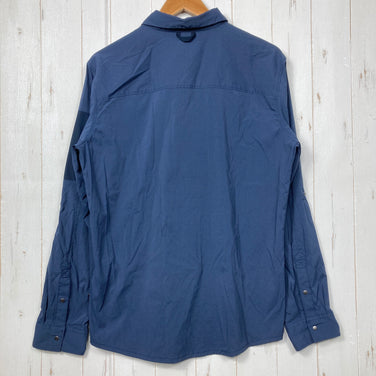 【Men's S ネイビー系】 Jackwolfskin ( ジャックウルフスキン ) QMC ライト シャツ QMC Light Shirt ナイロン ウェア トップス インナー シャツ ロングスリーブシャツ 化繊 z00060300  化繊 ロングスリーブシャツ