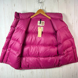 男式 S 码紫色 1970 年代 The North Face 防撕裂尼龙羽绒背心（棕色标签，旧标签）已停产，很难找到。