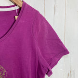 【Women's M パープル系】 Millet ( ミレー ) コットン ショートスリーブティー コットン ウェア トップス インナー シャツ ショートスリーブTシャツ クルーネック コットン z00059862  コットン ショートスリーブTシャツ クルーネック イ