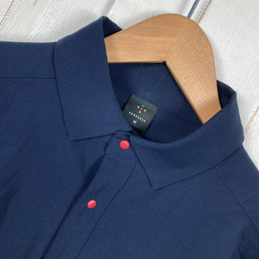 【Unisex M ネイビー系】 Shinogi By Axesquin ( 凌 By アクシーズクイン ) ヒトリシズカ ナイロン ウェア トップス インナー シャツ ロングスリーブシャツ 化繊 z00053969  化繊 ロングスリーブシャツ インナー シャツ ト