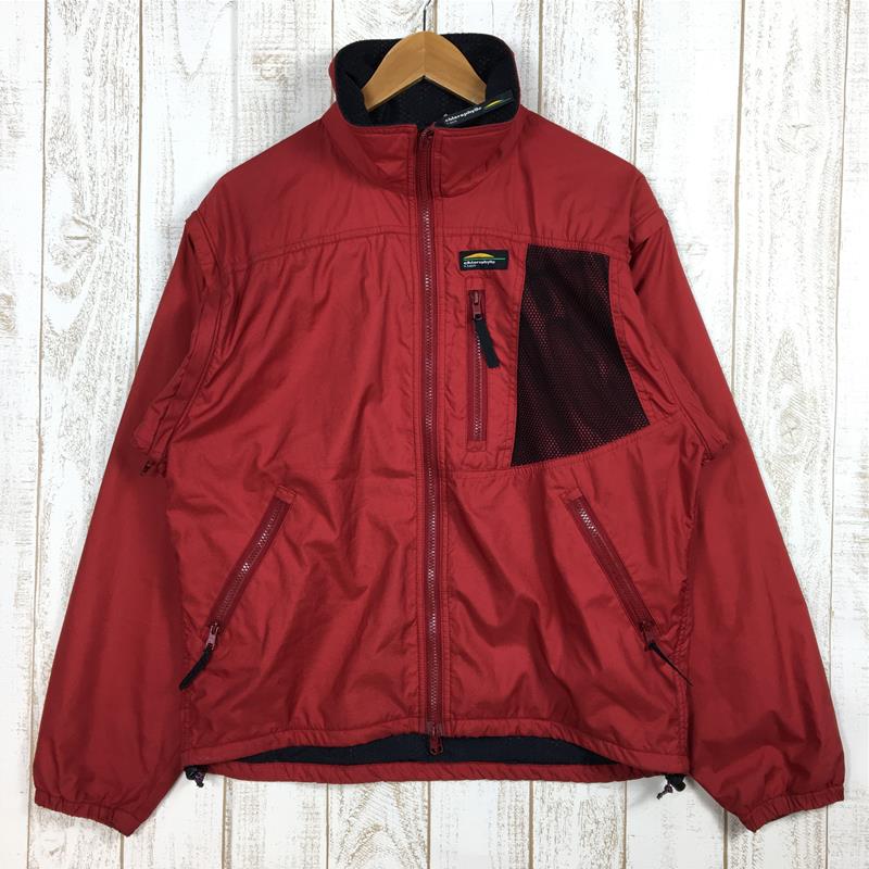 【Men's M レッド系】 Chlorophylle ( クロロフィル ) 2000S シドニー ジャケット Sydney Jacket コンバーチブル ベスト カナダ製 生産終了モデル 入手困難 50728 International Men's  ウィンドシ