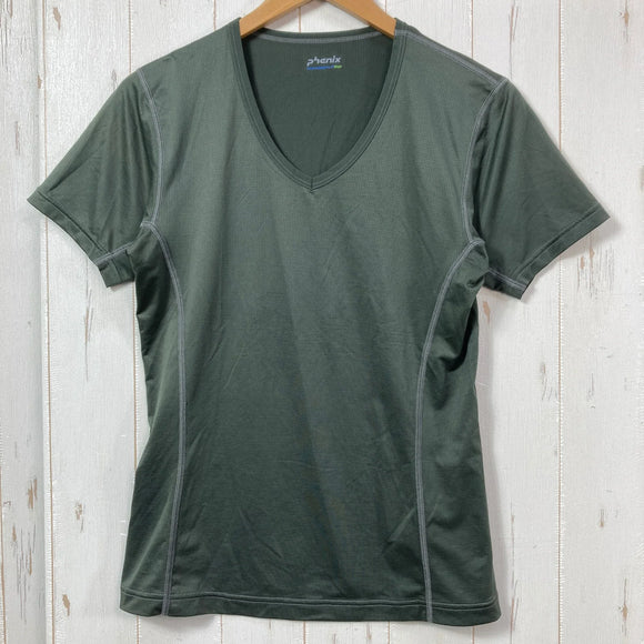 【Men's M グレー系】 Phenix ( フェニックス ) トランスファー ショートスリーブ Vネック Transfer S/S V-Neck ポリエステル ウェア トップス インナー シャツ ショートスリーブTシャツ クルーネック 化繊 z00057541