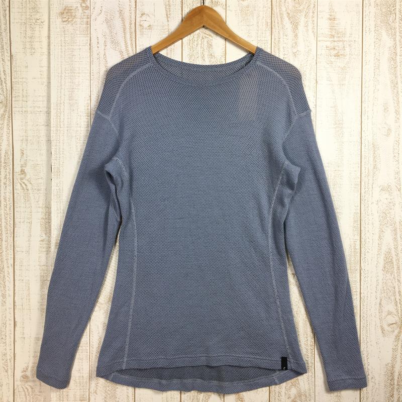 【Men's M グレー系】 Teton Bros ( ティートンブロス ) Mob ウール ロングスリーブ Mob Wool Long Sleeve TB193-68M Asian Men's  ウール ロングスリーブTシャツ クルーネック インナー シャツ ト