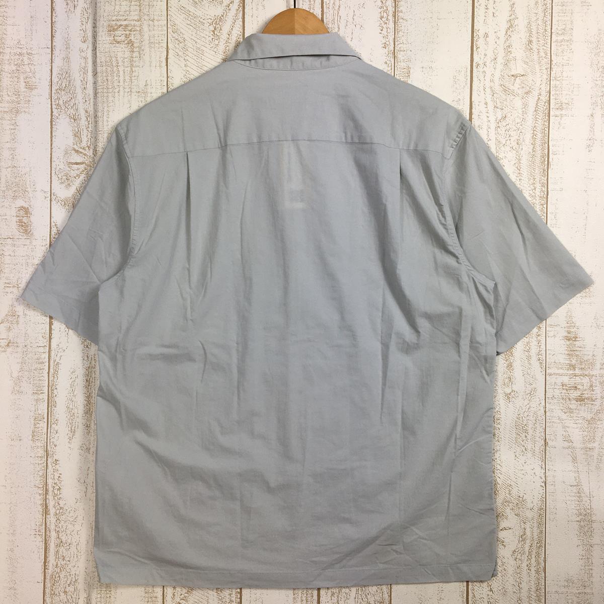 【Men's M アイボリー系】 The North Face ( ザ・ノースフェイス ) ショートスリーブ マラパイ ヒル シャツ S/S Malapai Hill Shirt 速乾 ナイロン NR22060 Asian Men's  化繊 ショートスリーブシャツ