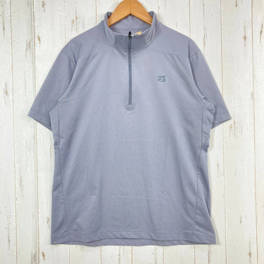 【Men's M グレー系】 Finetrack ( ファイントラック ) ドラウトクアッド ジップT Drought Quad Zip T ポリエステル ウェア トップス インナー シャツ ショートスリーブシャツ 化繊 z00054913  化繊 ショートスリー