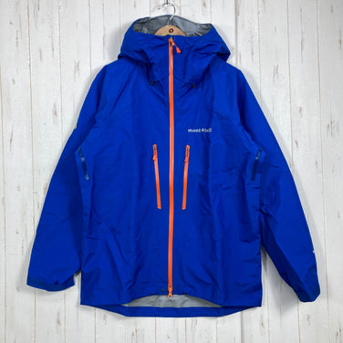 【Men's L ブルー系】 Montbell ( モンベル ) ストリーム パーカ Men's Stream Parka Men's PRBL GORE-TEX 3レイヤー C-ニット ナイロン ウェア トップス アウター ジャケット ハードシェル GORE-T
