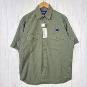 【Men's 39 グリーン系】 Bailo ( バイロ ) カミーチャ マニカ コルタ ショートスリーブ シャツ Camicia Manica Corta Shrot Sleeve Shirt ウェア トップス インナー シャツ ショートスリーブシャツ 化繊 z00