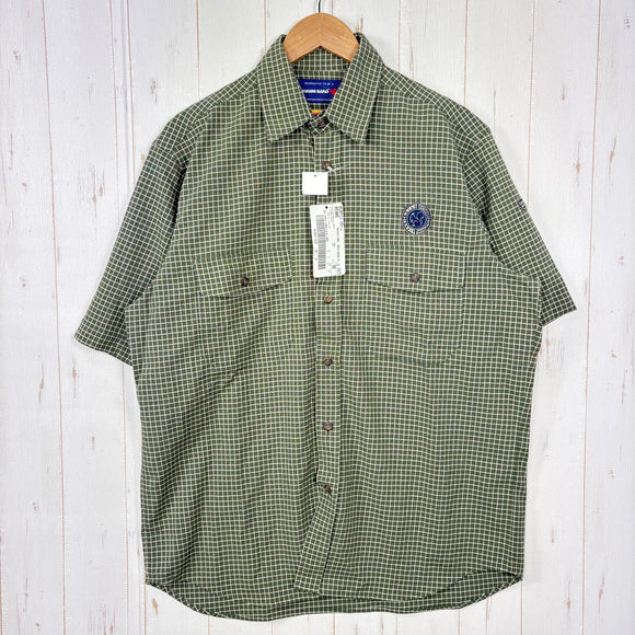 【Men's 39 グリーン系】 Bailo ( バイロ ) カミーチャ マニカ コルタ ショートスリーブ シャツ Camicia Manica Corta Shrot Sleeve Shirt ウェア トップス インナー シャツ ショートスリーブシャツ 化繊 z00