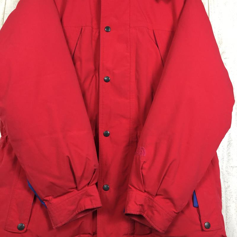 【男士XL红色系列】The North Face 90S Goretex山地羽绒服Goretex连帽派克大衣Parka 90年代难求ND2019亚洲男士羽绒绝缘子