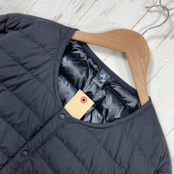 【Men's M ブラック系】 Montbell ( モンベル ) スペリオダウン ラウンドネックジャケット Men's Superior Down Round Neck Jacket BK 800FP EXダウン スナップボタン ダウン ウェア トップス アウター