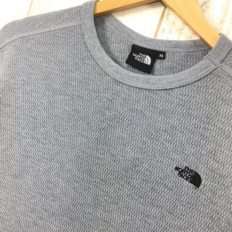 【Men's M グレー系】 The North Face ( ザ・ノースフェイス ) ショートスリーブハニカムクルー S/S Honeycomb Crew Tシャツ NT11942 Asian Men's  コットン ショートスリーブTシャツ クルーネック イン