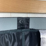 男士黑色C3Fit支撑长款紧身裤，尼龙材质，z00054291