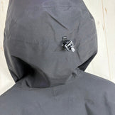【Men's L ブラック系】 Mammut ( マムート ) アヤコ プロ HS フーデッド ジャケット AF メンズ Ayako Pro HS Hooded Jacket AF Men 0001 black GORE-TEX 2レイヤー 防水透湿 ポリエステル
