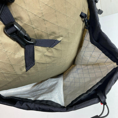 [Large Beige] Yamatomichi (Yama to Michi) Three Standard + Breathable Pad Set Nylon Bag Storage Backpack, Capacity [30L-54L] X-Pac VX21