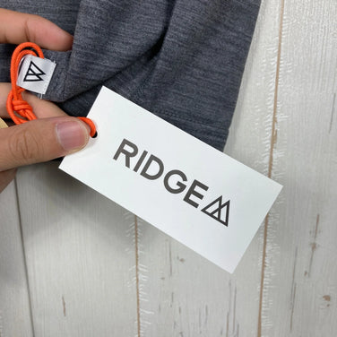 【Women's L グレー系】 Ridge Mountain Gear ( リッジマウンテンギア ) メリノ ベーシック ティー ショートスリーブ Merino Basic Tee Short Sleeve Heather Charcoal メリノウール ウェア ト