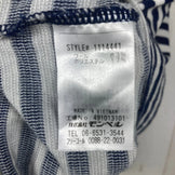【男式 M 白色系】Montbell（蒙特贝）美丽奴羊毛混纺条纹长袖T恤 Merino Wool Plus Border Long Sleeve T 美丽奴羊毛 服装 上衣 内搭 衬衫 长袖