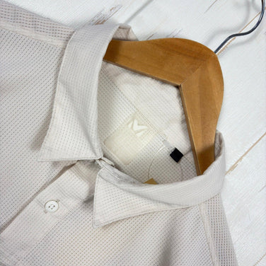 【Men's M アイボリー系】 Millet ( ミレー ) アルピ シャツ ロングスリーブ ARPI SHIRT LS ポリエステル ウェア トップス インナー シャツ ロングスリーブシャツ 化繊 z00055351  化繊 ロングスリーブシャツ インナー シャツ