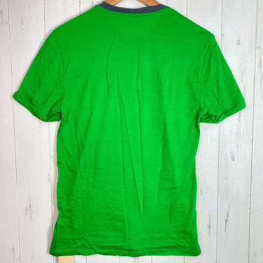 【Men's XS グリーン系】 Icebreaker ( アイスブレーカー ) テックライト ショートスリーブ クルー Tech Lite SS Crewe メリノウール ウェア トップス インナー シャツ ショートスリーブTシャツ クルーネック ウール z0005