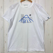 【Men's S ホワイト系】 Mammut ( マムート ) クイックドライ フジヤマ プリント T シャツ AF QD Fujiyama Print T-Shirt AF ポリエステル ウェア トップス インナー シャツ ショートスリーブTシャツ クルーネック