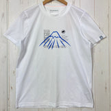 【Men's S ホワイト系】 Mammut ( マムート ) クイックドライ フジヤマ プリント T シャツ AF QD Fujiyama Print T-Shirt AF ポリエステル ウェア トップス インナー シャツ ショートスリーブTシャツ クルーネック