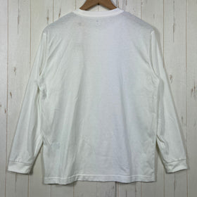 【Men's M ホワイト系】 Montbell ( モンベル ) WIC. ロングスリーブ T Wickron Long Sleeve T 吸汗速乾 UVカット ポリエステル ウェア トップス インナー シャツ ロングスリーブTシャツ クルーネック 化繊 z000 - 0