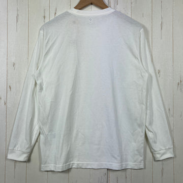 【Men's M ホワイト系】 Montbell ( モンベル ) WIC. ロングスリーブ T Wickron Long Sleeve T 吸汗速乾 UVカット ポリエステル ウェア トップス インナー シャツ ロングスリーブTシャツ クルーネック 化繊 z000 - 0