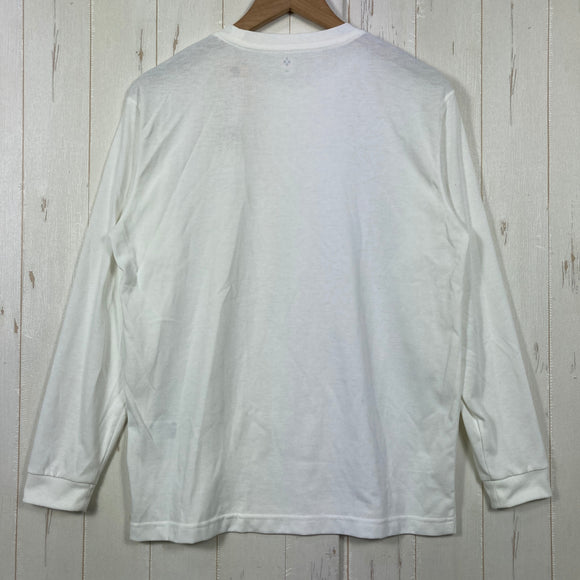 【Men's M ホワイト系】 Montbell ( モンベル ) WIC. ロングスリーブ T Wickron Long Sleeve T 吸汗速乾 UVカット ポリエステル ウェア トップス インナー シャツ ロングスリーブTシャツ クルーネック 化繊 z000