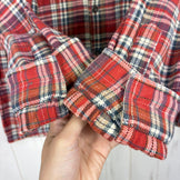 【Men's M レッド系】 2011 Patagonia ( パタゴニア ) ロングスリーブ フィヨルド フランネル シャツ Long-Sleeved Fjord Flannel Shirt CYO オーガニックコットン100% 厚手フランネル オーガニックコッ