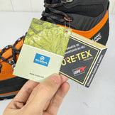 Scarpa Mont Blanc Pro GTX 男士登山靴，尺码 28.0cm，黑色，44，SC23212，Tonic/Black (z00056896)，冬季高山登山靴