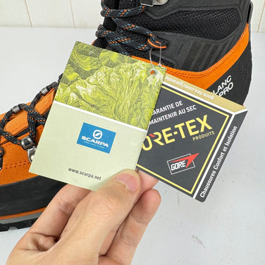 Scarpa Mont Blanc Pro GTX 男士登山靴，尺码 28.0cm，黑色，44，SC23212，Tonic/Black (z00056896)，冬季高山登山靴