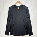 【Men's L ブラック系】 Icebreaker ( アイスブレーカー ) メリノ 200 オアシス ロングスリーブ クルー Merino 200 Oasis LS Crewe メリノウール ウェア トップス インナー シャツ ロングスリーブTシャツ クルーネッ-1