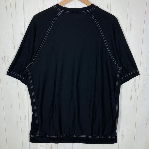 【Men's 2 ブラック系】 Rawlow Mountain Works ( ロウロウマウンテンワークス ) ダッド ライト クルー Dad Lite Crew ウール ウェア トップス インナー シャツ ショートスリーブTシャツ クルーネック ウール z0005