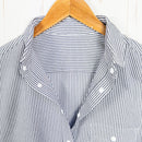 【Women's M グレー系】 Ridge Mountain Gear ( リッジマウンテンギア ) ベーシック ショートスリーブシャツ ストライプ Basic Short Sleeve Shirt Stripe Grey / White ポリエステル ウェア トッ-4