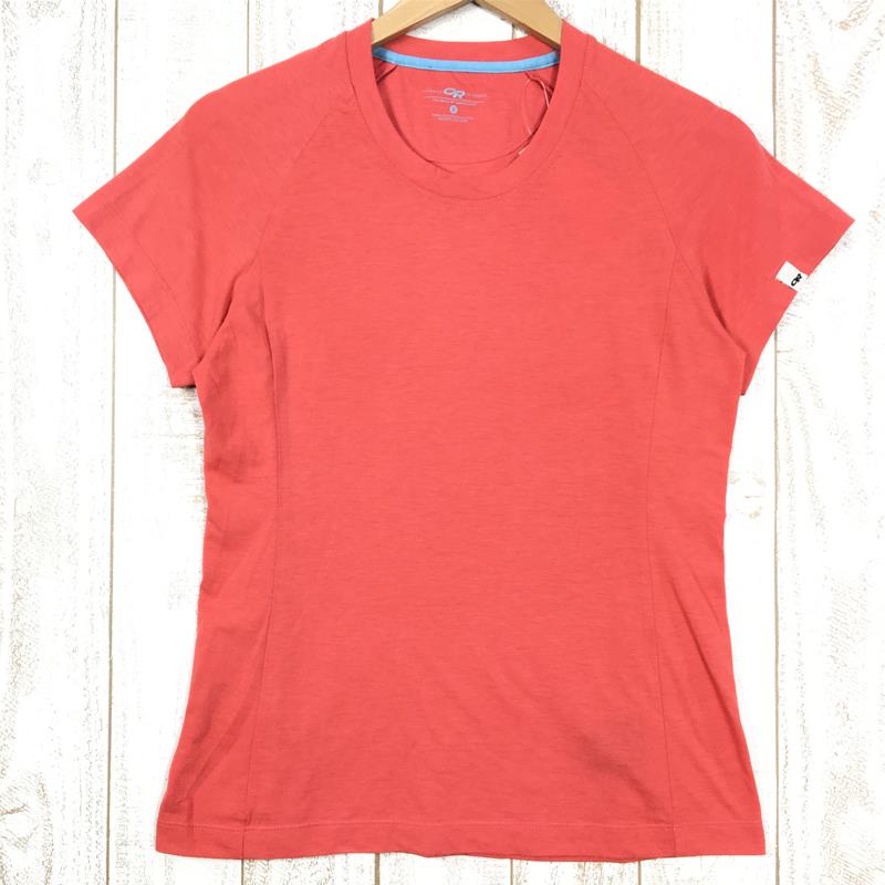 【Women's S オレンジ系】 Outdoor Research ( アウトドアリサーチ ) ドライリリース ウール Tシャツ Dri-Release Wool T-Shirt 90727 International Women's  ウール ショートスリーブTシャ