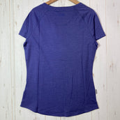 【Women's M ネイビー系】 Icebreaker ( アイスブレーカー ) スーパーファイン ウルトラライト 150 ティー アンカー メリノウール ウェア トップス インナー シャツ ショートスリーブTシャツ クルーネック ウール z00055034 アンカー