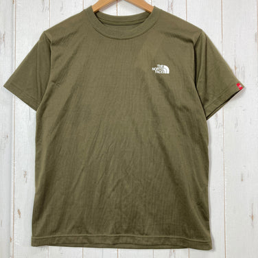 【Men's S グリーン系】 The North Face ( ザ・ノースフェイス ) ショートスリーブスクエアカモフラージュティー S/S Square Camofluge Tee ポリエステル ウェア トップス インナー シャツ ショートスリーブTシャツ クル