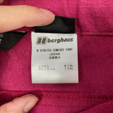 【Women's M ピンク系】 Berghaus ( バーグハウス ) ストレッチ コンフォート パンツ Stretch Comfort Pants ナイロン ウェア ボトムス ロングパンツ ソフトシェル z00060506  ソフトシェル ロングパンツ ボトムス
