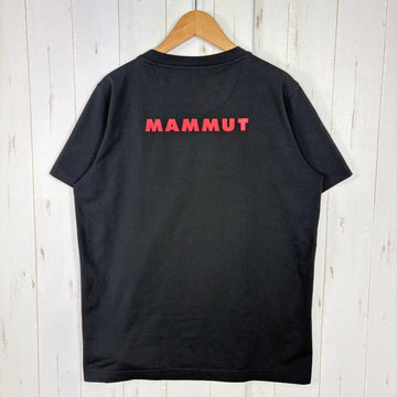 【Men's S ブラック系】 Mammut ( マムート ) QD ロゴ プリント Tシャツ アジアンフィット QD Logo Print T-Shirt AF Men 速乾 軽量 ストレッチ ポリエステル ウェア トップス インナー シャツ ショートスリーブTシ - 0
