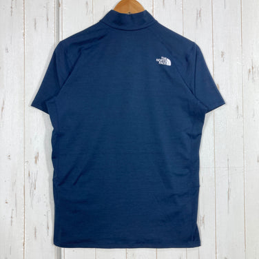 【Men's S ネイビー系】 The North Face ( ザ・ノースフェイス ) ショート スリーブ フラッシュ ドライ スリー ディー ジップ アップ Short Sleeve FlashDry 3D Zip Up ポリエステル ウェア トップス インナー