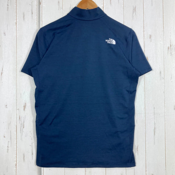【Men's S ネイビー系】 The North Face ( ザ・ノースフェイス ) ショート スリーブ フラッシュ ドライ スリー ディー ジップ アップ Short Sleeve FlashDry 3D Zip Up ポリエステル ウェア トップス インナー