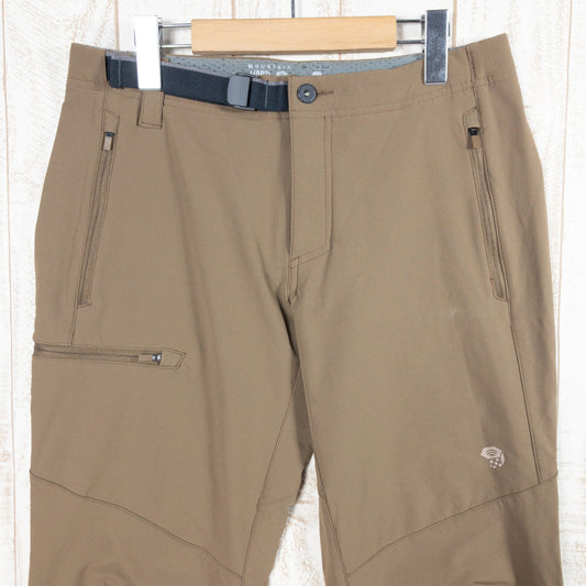 【Men's S-M ブラウン系】 Mountain Hardwear ( マウンテンハードウェア ) チョックストン ミッドウェイト アクティブ パンツ Chockstone Midweight Active Pant ソフトシェル 秋冬向け 保温 OM5824 Me