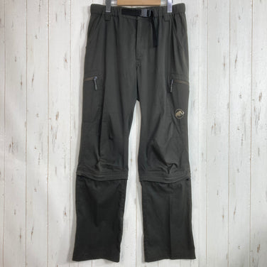 【Women's M グレー系】 Mammut ( マムート ) ボンブー ライト 3/4 2イン1 パンツ BOMBOO Light 3/4 2in1 Pants Women 耐久撥水 ストレッチ コンバーチブル トレッキングパンツ ポリエステル ウェア ボトムス