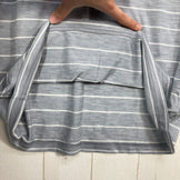 【Men's XS グレー系】 Millet ( ミレー ) ウール ボーダー ティーシャツ Wool Border T-Shirt ポリエステル ウェア トップス インナー シャツ ロングスリーブTシャツ クルーネック 化繊 z00057664  化繊 ロングスリ