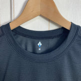 Montbell GeoLine Cool Mesh T-Shirt, Men's Size M (Black), Polyester, Short Sleeve Crew Neck, Synthetic Fiber, Top, Undershirt, z00054