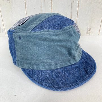 【Unisex OneSize ネイビー系】 Phatee ( ファティー ) リメイク ハーフ キャップ Remake Half Cap 生産終了モデル 入手困難 デニム ワークキャップ ビームス別注 コラボモデル ヘンプ ウェア ウェア小物 ヘッドウェア キャップ z0005 - 0