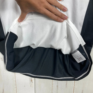 The North Face 男款 Hybrid Delta 拉链衫，M 码，白色。涤纶，长袖衬衫，合成纤维。(z00053919)