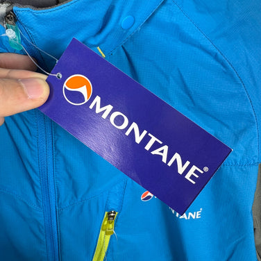 【Men's M ブルー系】 Montane ( モンテイン ) シャークジャケット Shark Jacket Blue Spark ナイロン ウェア トップス アウター ジャケット ウィンドシェル z00055356 Blue Spark ウィンドシェル アウタ