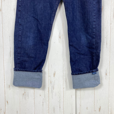 【Men's 31-32 ネイビー系】 2016 Patagonia ( パタゴニア ) フランネル ラインド フィット ジーンズ Flannel Lined Straight Fit Jeans オーガニックコットン ウェア ボトムス ロングパンツ コットン z00059