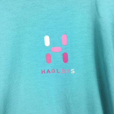 【Women's M ブルー系】Haglofs ( ホグロフス ) クイックドライ ロゴ Tシャツ Quick Dry Logo T-Shirt Women's 化繊 ショートスリーブTシャツ クルーネック インナー シャツ トップス ウェア - 【公式】2ndGEAR（セカンドギア）Webショップ【登山用品・アウトドア用品専門 買取販売店】